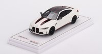 BMW M4 CSL  Alpine White in 1:43 scale