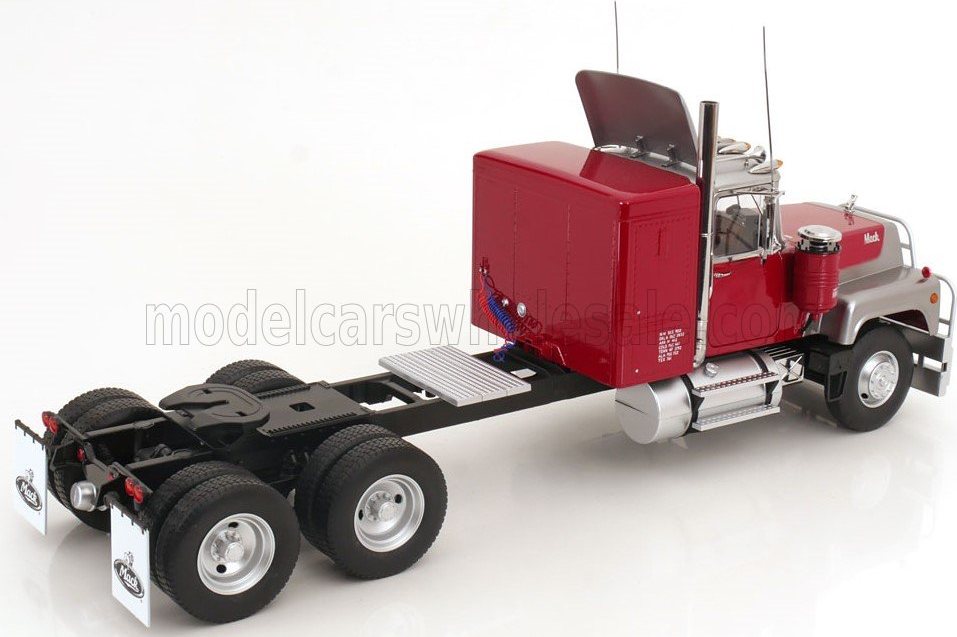 1974 Mack RL700L Tractor Truck 3-ASSI Red in 1:18 scale by Road Kings