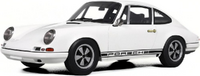 1967 Porsche 911 R Grand Prix White in 1:18 scale