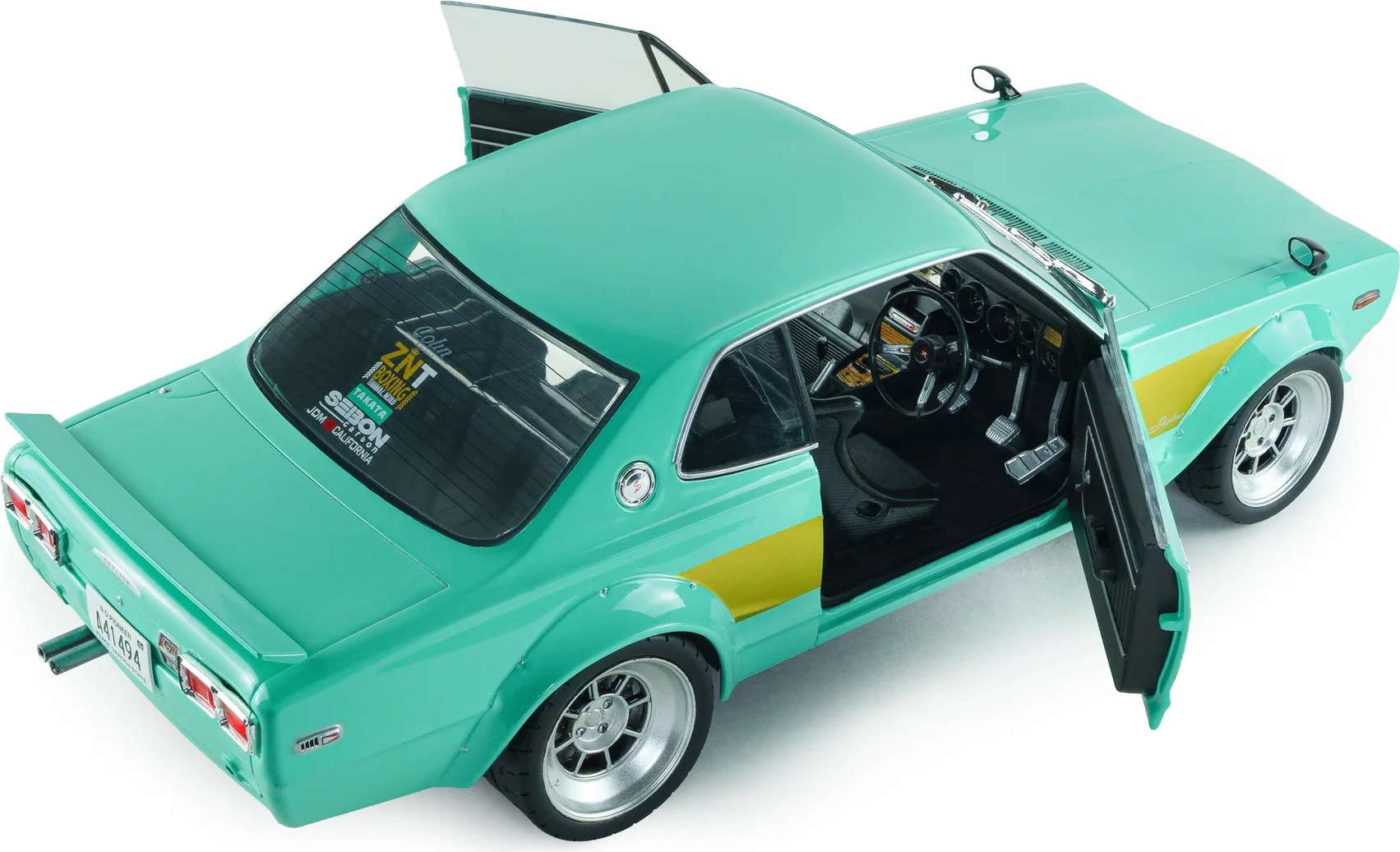 1970 Nissan Skyline 2000 GT-R (KPGC10) Hakosuka Green 1:18 by Solido