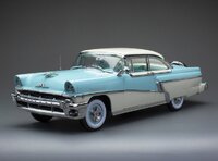 1956 Mercury MontClair Hard Top White/Blue 1:18