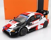Toyota Yaris GR Hybrid Gazoo Racing #69 2nd 2023 Rally Montecarlo in 1:18 scale