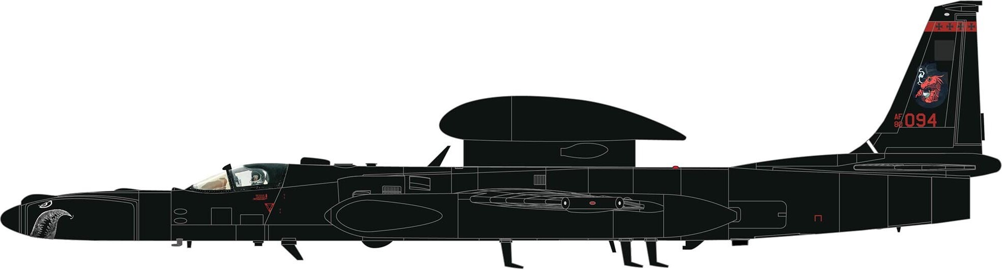 U-2S RIAT 2025 80-1094 USAF RAF Fairford 2025 in 1:72 scale by Hobby Master