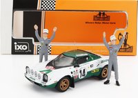 Lancia Stratos HF #14 Winner 1975 Rally Montecarlo with Figures of S. Munari and M. Mannucci in 1:43 scale