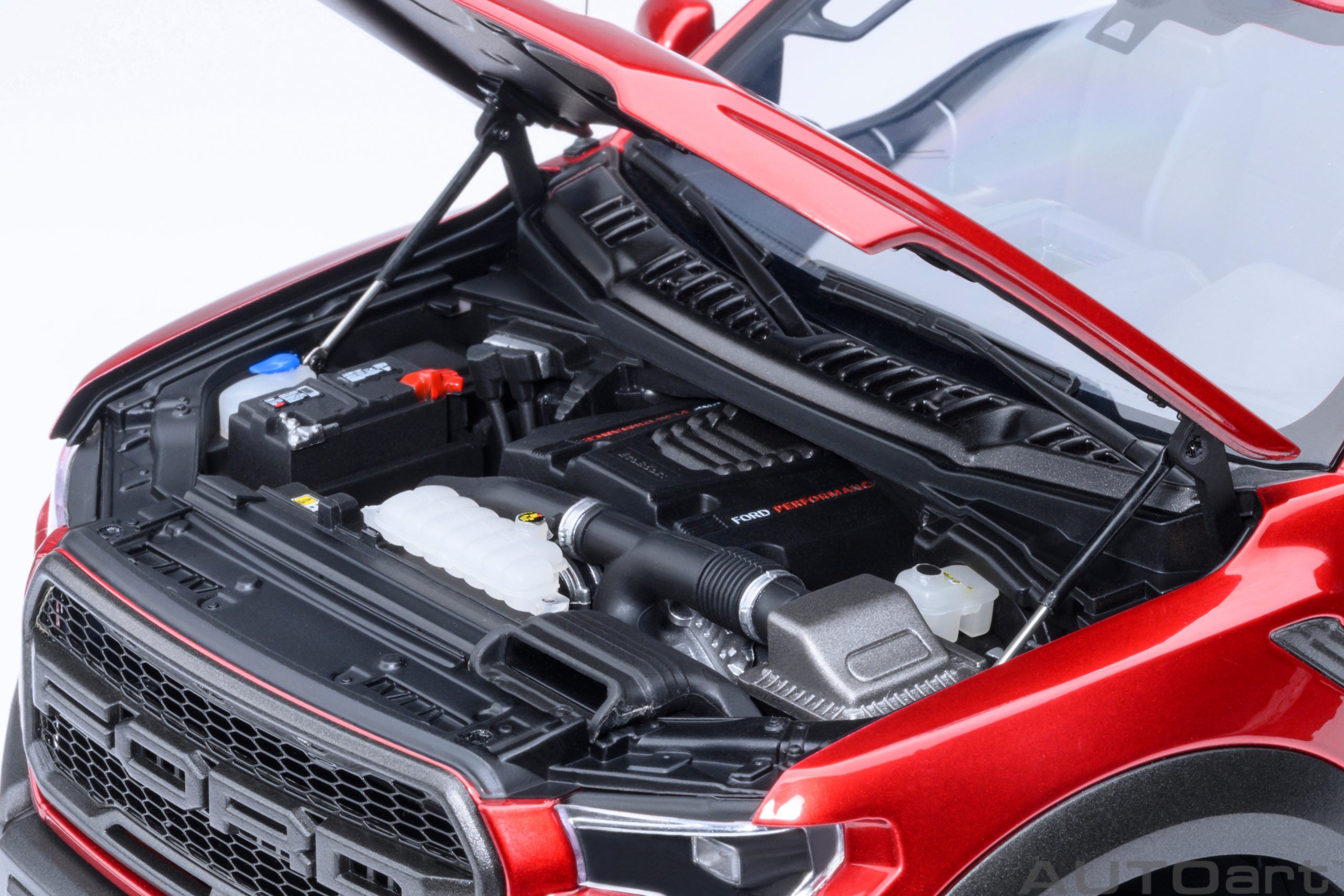 2019 Ford F-150 Raptor Supercrew Ruby Red in 1:18 scale by AUTOart