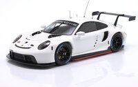 2022 Porsche 911 991-2 RSR-19 Plain Body Coupe White in 1:18 scale