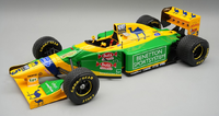 Benetton B193A 1993 British GP Michael Schumacher in 1:18 scale w/ Rain Tires