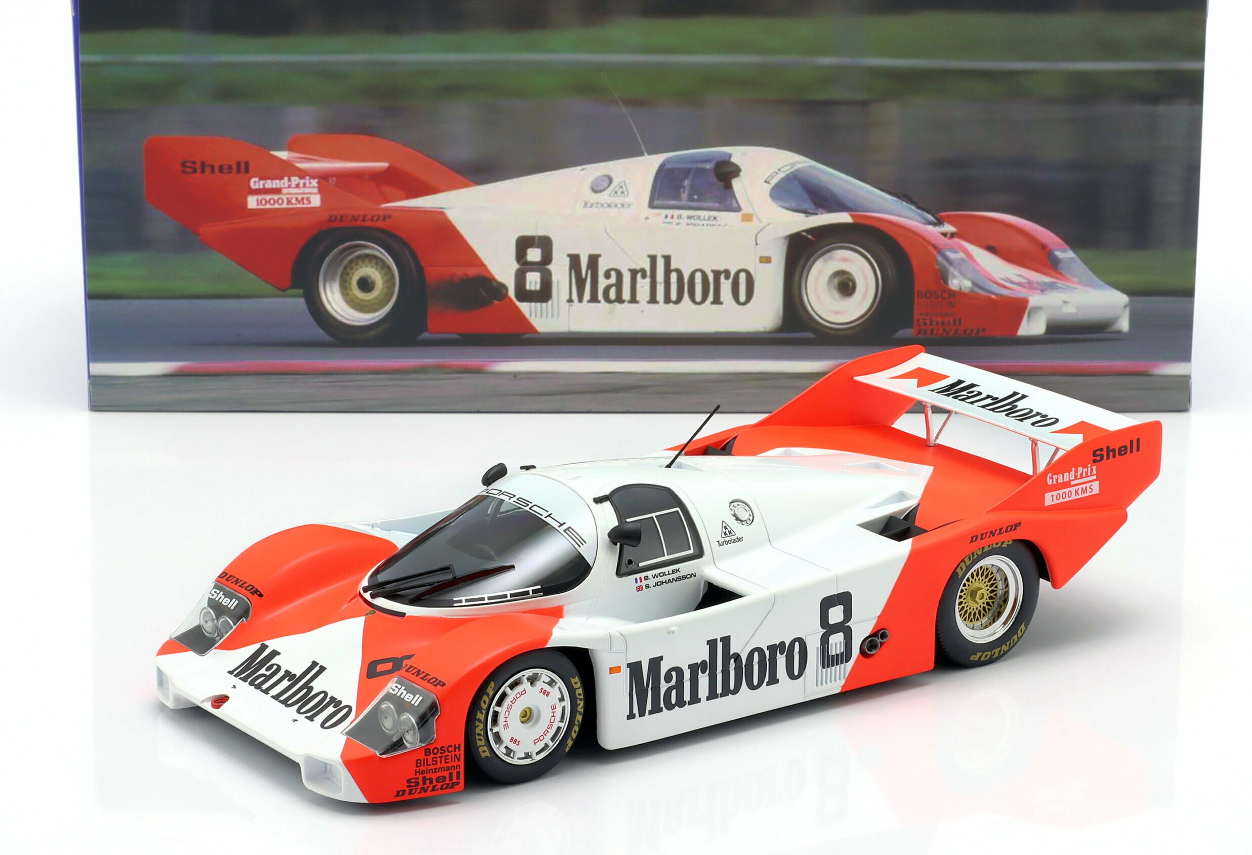Porsche 956 KH #8 1000km 1983 Silverstone in 1:18 scale by WERK 83