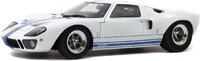 1968 Ford GT40 MK.1 White/Blue Stripes 1:18