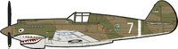 Hawk 81-A2 "AVG" No.7, 1st Pursuit Sqn. June 1942 1:48