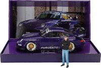 Porsche 911 993 RWB Rauh-Welt Furusato Sidney Hoffman Coupe 1995 Signature Edition in 1:18 scale w/ Figurine
