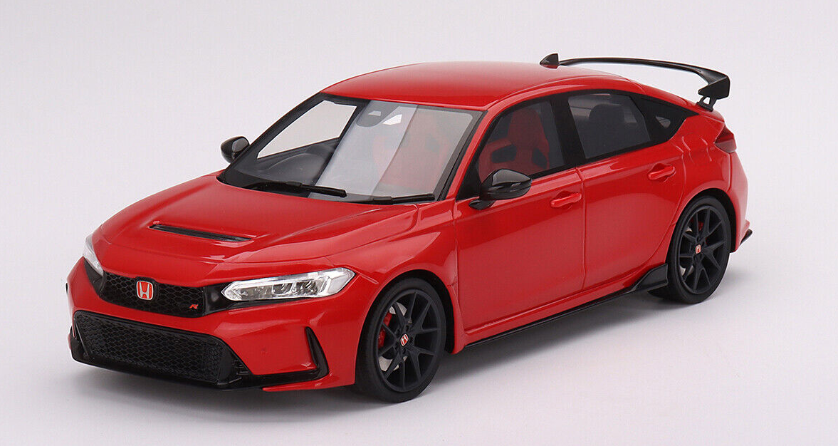 2023 Honda Civic Type R RHD - Red in 1:18 scale by Topspeed