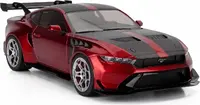 2025 Ford Mustang GTD 5.2L V8 Coupe Red/Black in 1:18 scale