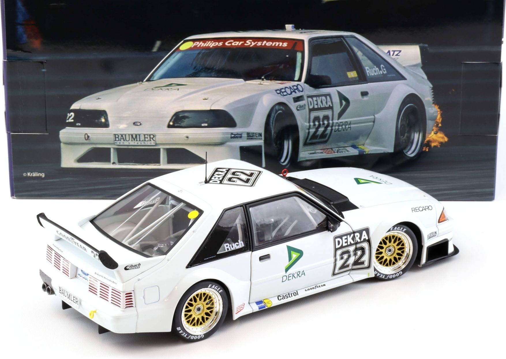 Ford Mustang 5.0 #22 DTM Season 1994 Gerd Ruch in 1:18 scale by WERK 83