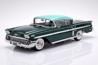 1958 Chevrolet Bel Air Impala Coupe Dark Green Metallic/Green 1:18