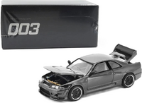Nissan Skyline R33 GT-R Dark Chrome 1:64