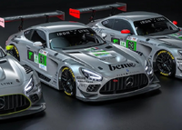 Mercedes Benz AMG GT3 EVO 6.2L V8 #61 2025 24h Le Mans in 1:18 scale