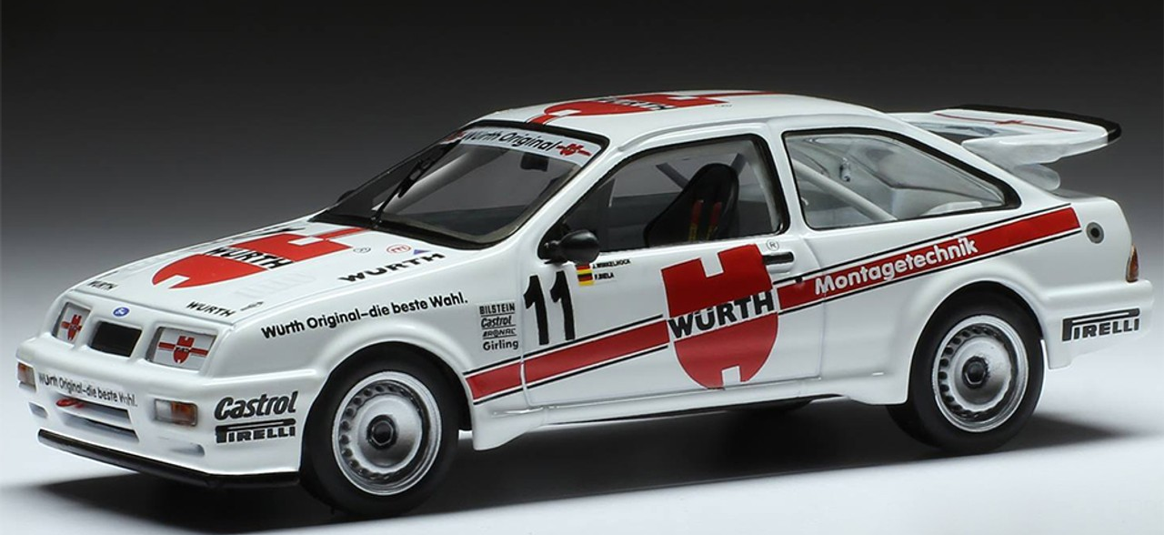 Modellino Auto Ford Sierra RS Cosworth #11 WTCC Brno 1987 - Scala 1:43 - IXO Models - Edizione Da Collezione