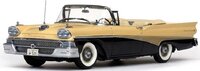 1958 Ford Fairlane 500 Open Top Gold/Black 1:18