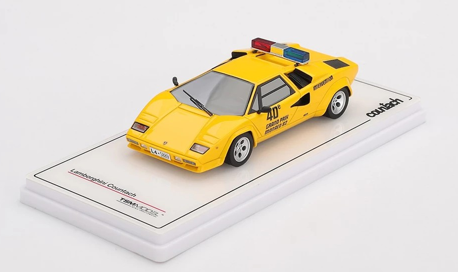 Lamborghini Countach 1982 Monaco GP Pace Car in 1:43 scale by True ...