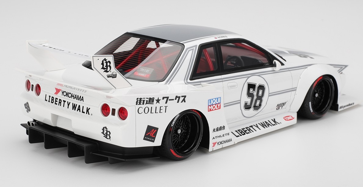 LBWK Nissan GT-R32 Kaido Works TAS 2025 in 1:18 scale by Topspeed