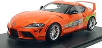2024 Toyota GR Supra Tribute Orange in 1:18 scale