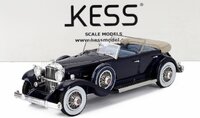 1932 Packard 904 Custom Dietrich Dual Cowl Sport Pheaton Open Top Blue in 1:43 scale