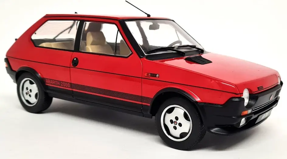 1980 Fiat Ritmo TC 125 Abarth Red in 1:18 scale by MCG