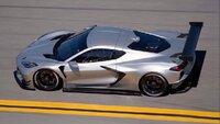 Chevrolet Corvette C8.R Silver 1:18