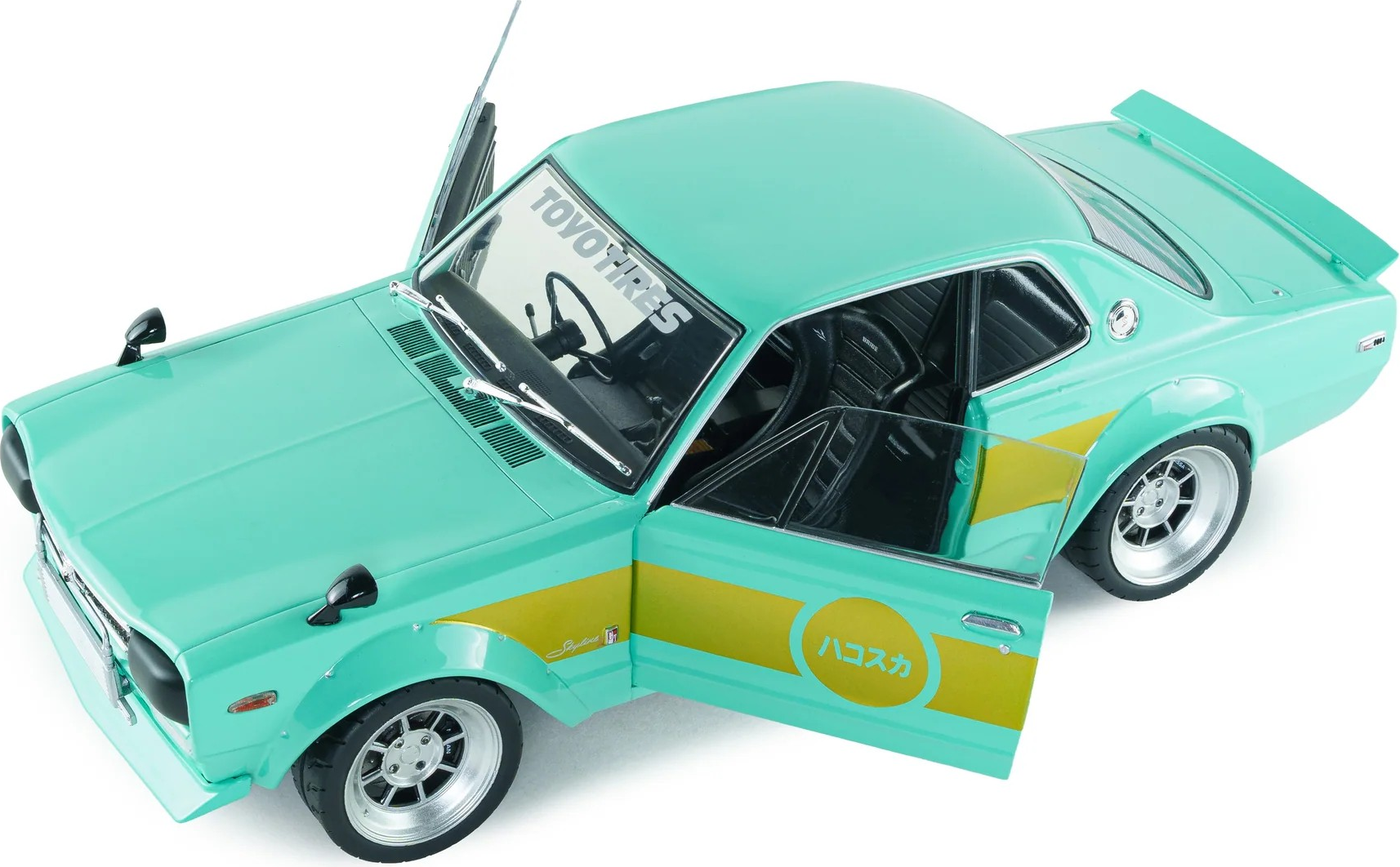 1970 Nissan Skyline 2000 GT-R (KPGC10) Hakosuka Green 1:18 by Solido
