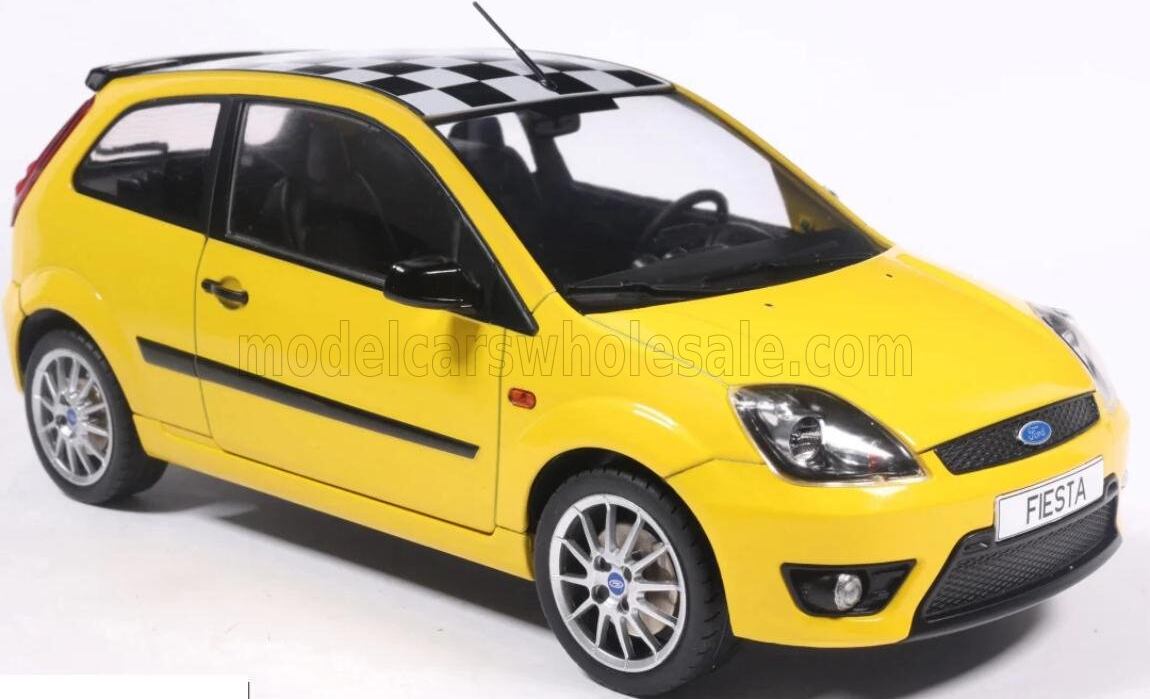 2007 Ford Fiesta Champ Yellow 1:18 by MCG