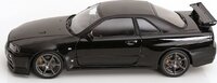 2001 Nissan Skyline GT-R (R34) V-Spec II OEM Rims Black 1:12