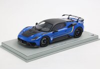 Maserati GT2 Stradale Blu Infinito w/ Italian Stripe in 1:18 scale