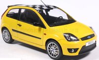 2007 Ford Fiesta Champ Yellow 1:18