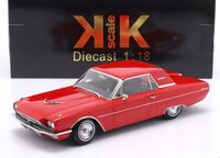 1966 Ford Thunderbird Cabriolet Hard Top Red in 1:18 scale