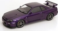 2001 Nissan Skyline GT-R (R34) V-SpecII OEM Rims Purple 1:12