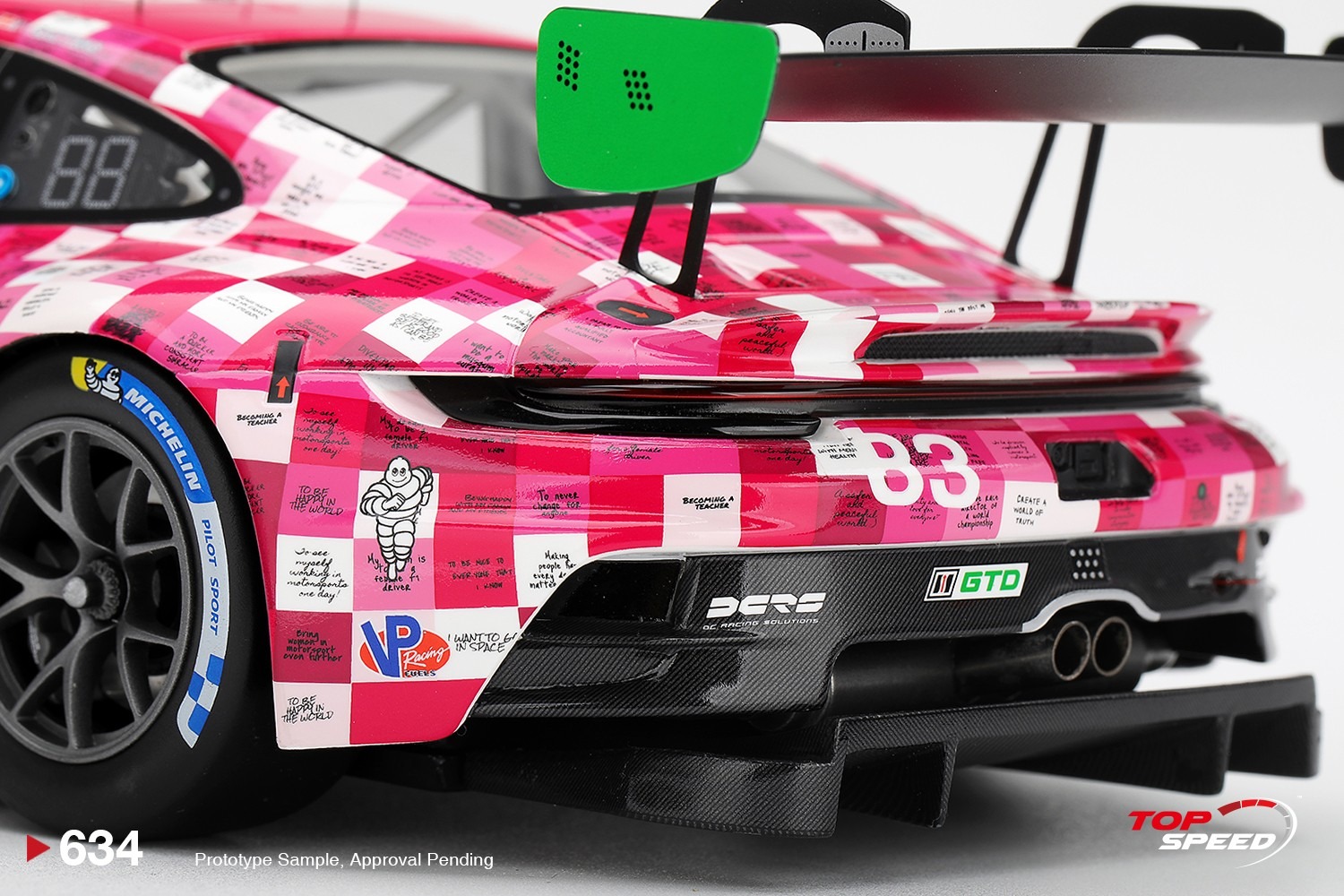 Porsche 911 GT3 R (992) #83 Iron Dames 2025 IMSA Daytona 24 Hrs in 1:18 ...