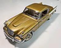1957 Studebaker Golden Hawk GOLD IN 1:24 SCALE