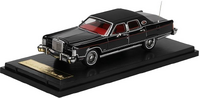 1979 Lincoln Continental Town Car Black in 1:64 scale