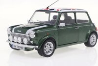 1997 Mini Cooper Sport Green with British Flag 1:18