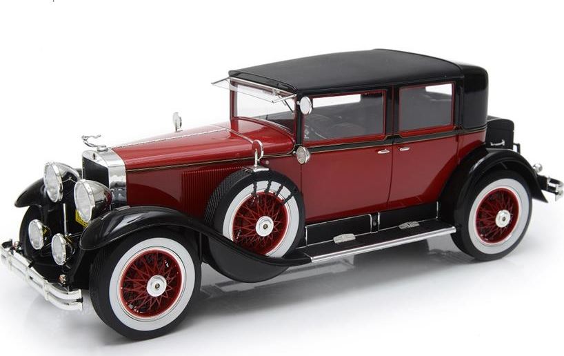 1928 Cadillac Series 341A Al Capone Town Sedan vert noir 1/18 résine-EMUS18004A