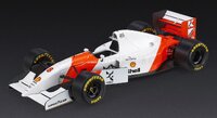 McLaren MP4/8 #8 1993 Monaco GP Ayrton Senna in 1:12 scale w/ Driver Figure