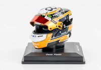 Oscar Piastri 2025 F1 Helmet McLaren Monaco GP in 1:5 scale