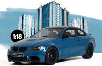 2007 BMW M3 E92 Blue in 1:18 scale