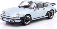 1976 Porsche 911 (930) Turbo 3.0 Polar Silver in 1:18 scale