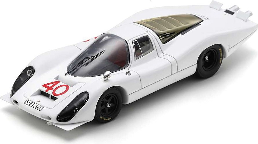 Miniature Spark 1/43 – Porsche 907LH N°40 – Test Days Le Mans 1967 – SPAS9240