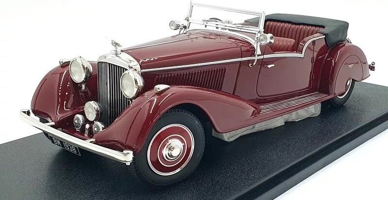 BENTLEY 4.25L VANDEN PLAS TOURER CABRIOLET de 1938 au 1/18 Cult Models