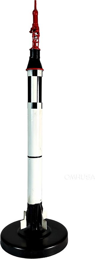 Mercury Redstone Rocket Display Model by Old Modern Handicrafts
