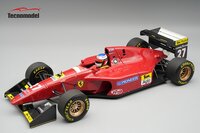 Ferrari 412T1 with Rain Tires 1994 Canada GP Jean Alesi in 1:18 scale