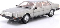 1980 Maserati Quattroporte 3-Series Silver in 1:18 scale